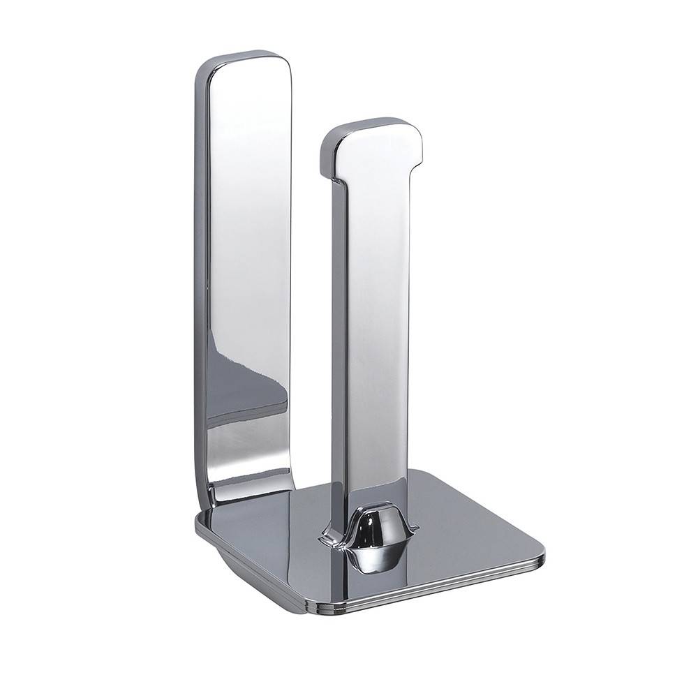 Portarotolo a muro Gedy in acciaio inox e cromall serie Outline - HD casa