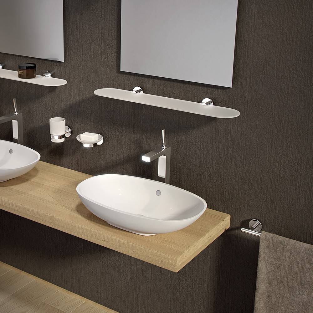Portasalviette a muro GEDY linea Eros da 45cm colore Cromato - HD casa