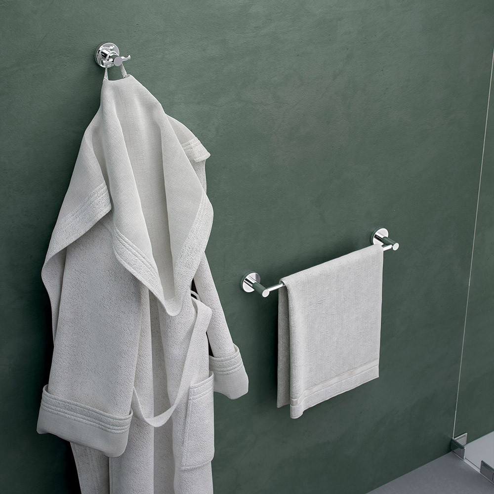 Portasalviette a muro GEDY linea Felce da 60cm Cromato - HD casa