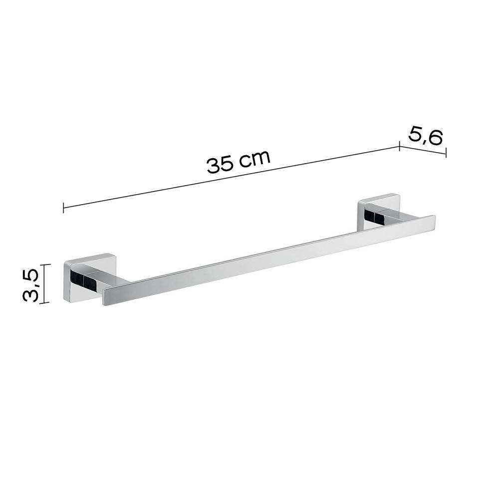 Portasalviette GEDY linea Atena da 35cm colore Cromato - HD casa