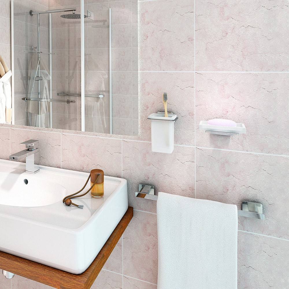 Portasalviette GEDY linea Atena da 35cm colore Cromato - HD casa