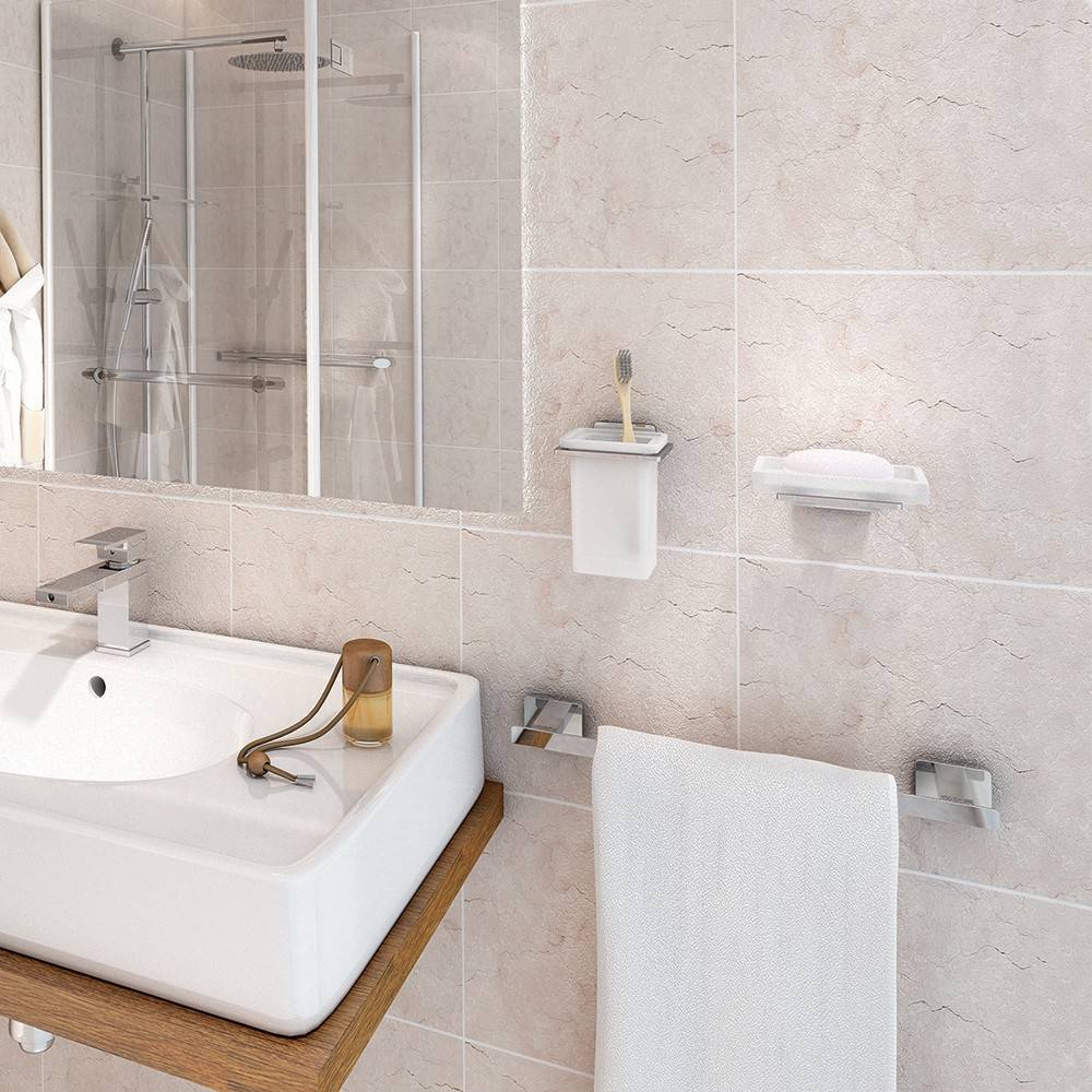 Portasalviette GEDY linea Atena da 45cm colore Cromato - HD casa