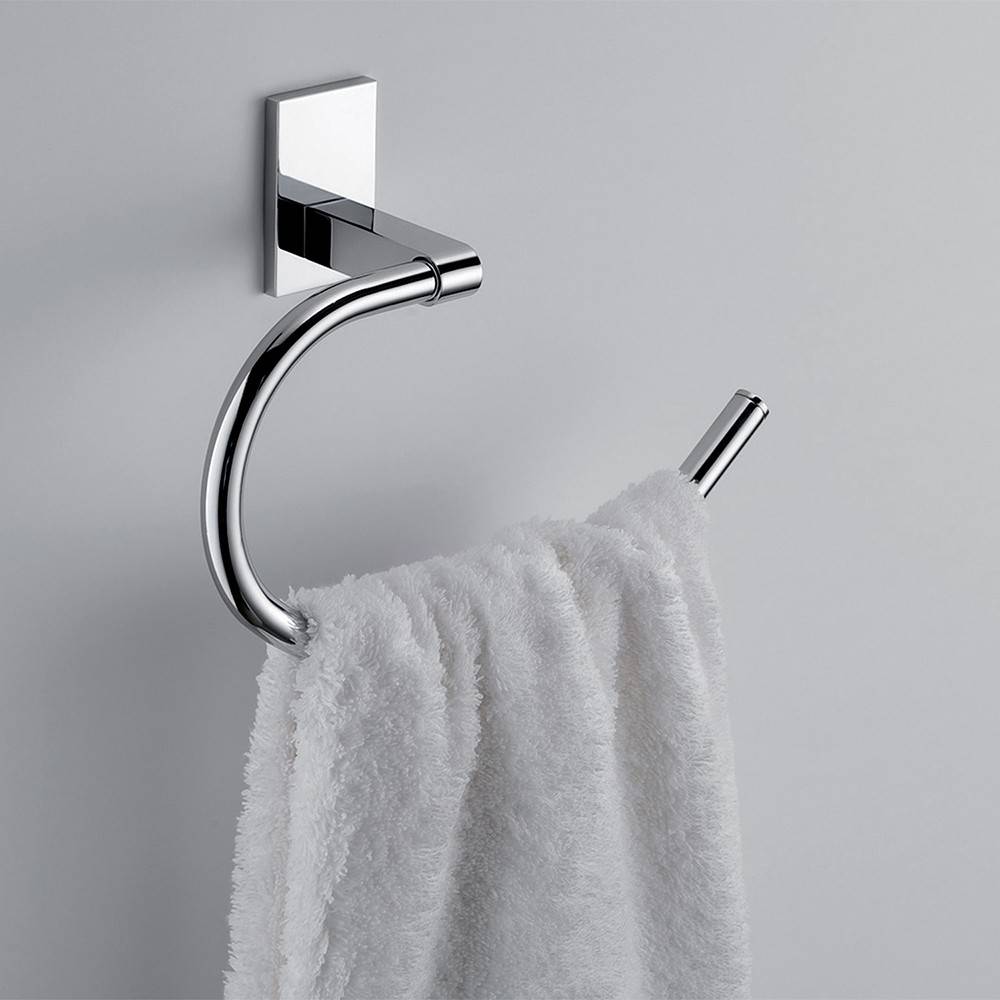 Portasalviette GEDY linea Maine ad anello Cromato - HD casa