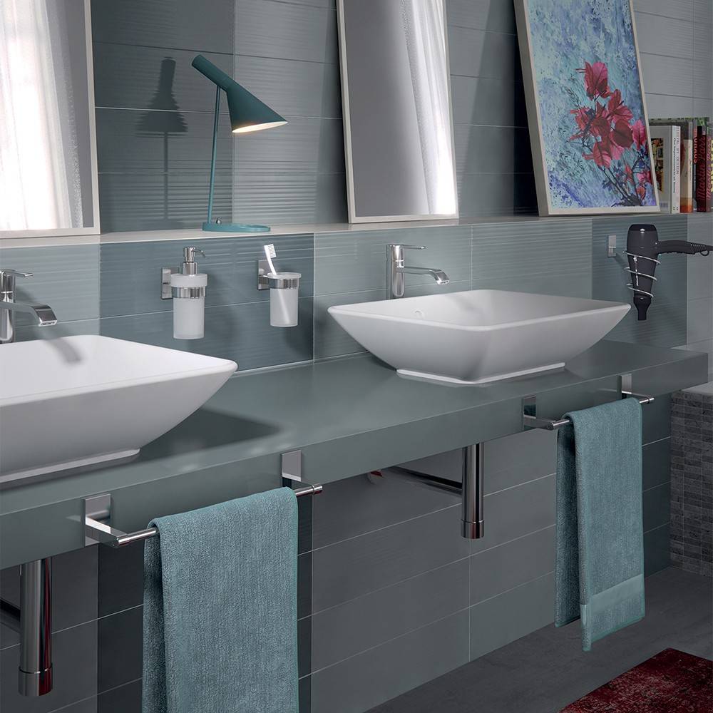 Portasalviette GEDY linea Maine da 35cm Cromato - HD casa