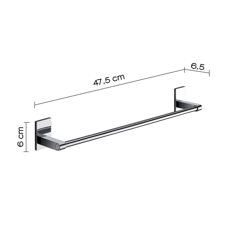 Portasalviette GEDY linea Maine da 45cm Cromato - HD casa