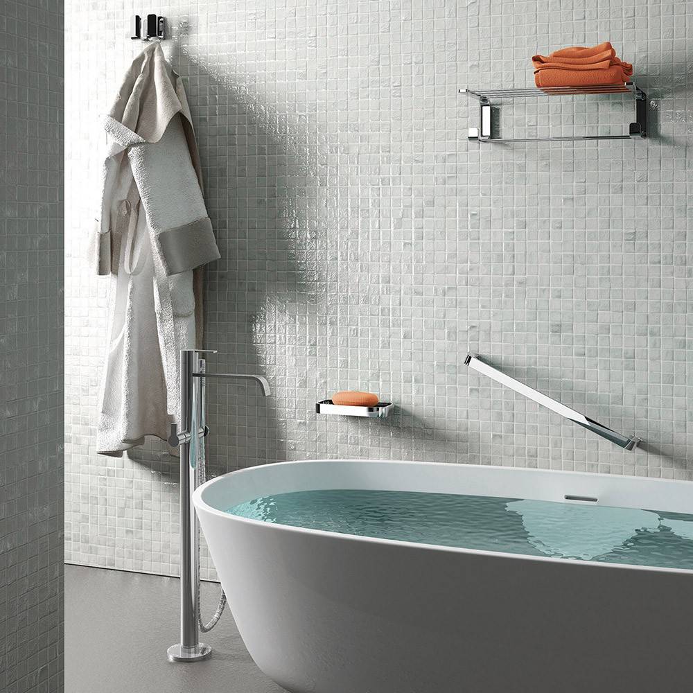 Portasalviette GEDY linea Outline da 55cm Cromato - HD casa