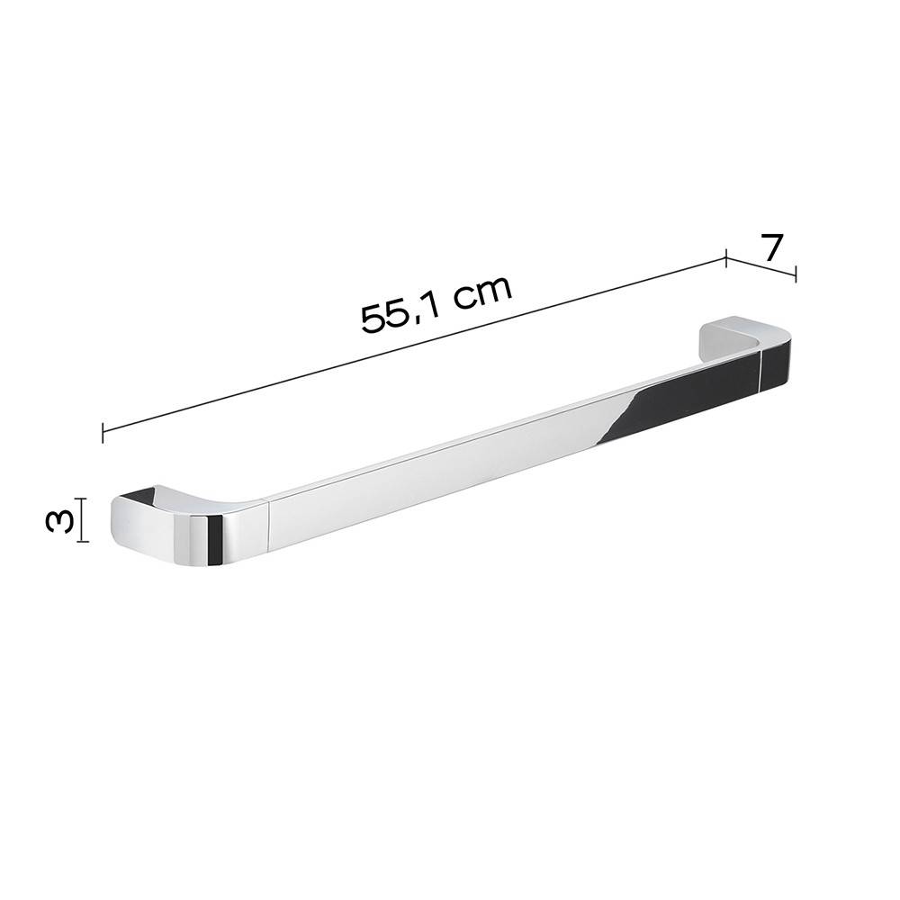 Portasalviette GEDY linea Outline da 55cm Cromato - HD casa