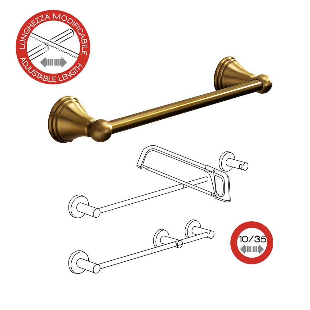 Portasalviette GEDY linea Romance da 35cm Bronzo - HD casa