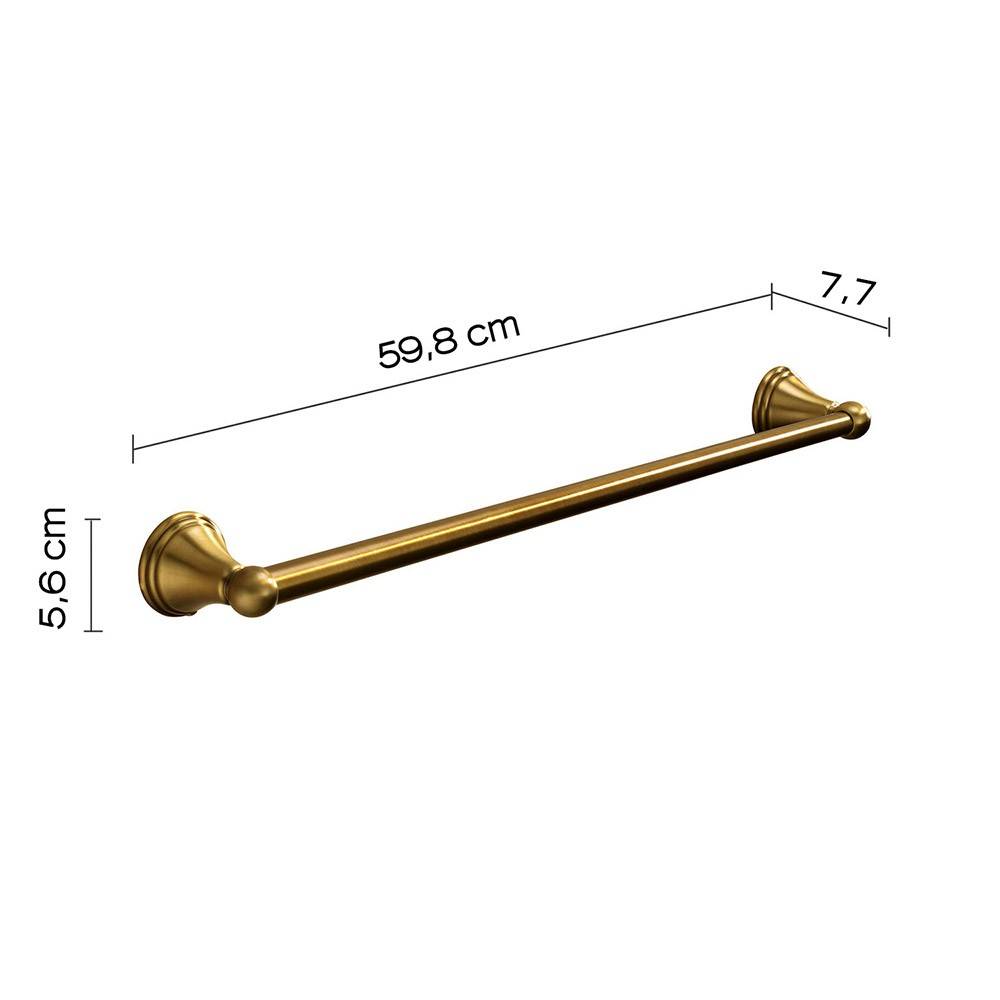 Portasalviette GEDY linea Romance da 60cm Bronzo - HD casa