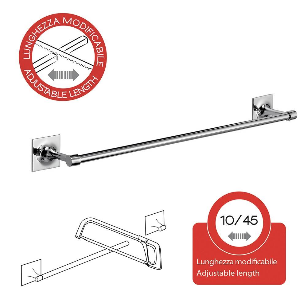 Portasalviette GEDY linea Wizard da 50cm Cromato - HD casa