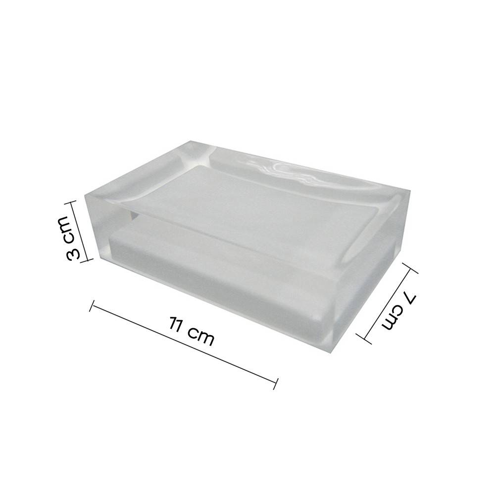 Portasapone d' appoggio GEDY linea Rainbow in resina colore Bianco - HD casa