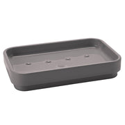 Portasapone d' appoggio GEDY linea Seventy in resina colore Grigio - HD casa