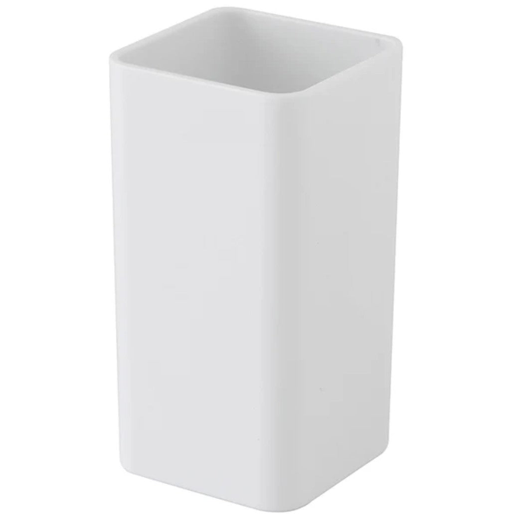 Portaspazzolino bianco della linea Star, pratico ed elegante per il tuo bagno. - HD casa