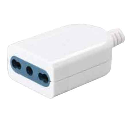 Presa mobile 10/16A Cardinale 2P+T - HD casa