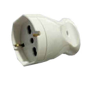 Presa mobile SCHUKO/BIVALENTE 10/16A Cardinale 2P+T - HD casa