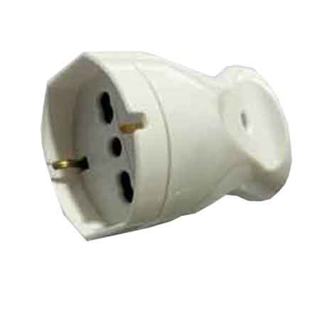 Presa mobile SCHUKO/BIVALENTE 10/16A Cardinale 2P+T - HD casa