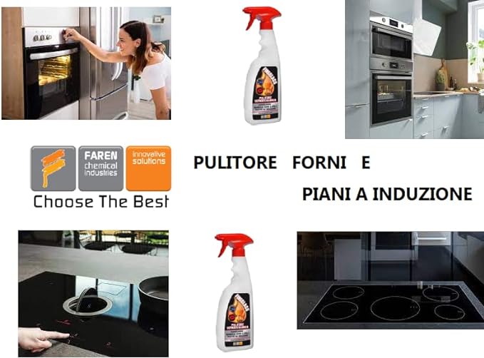Pulitore vetro per caminetti Fireglass 750 ml — Faren - HD casa