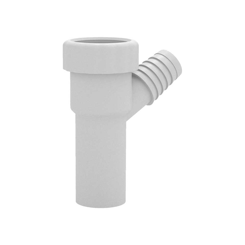 Raccordo ausiliario per attacco scarico LAVATRICE/LAVASTOVIGLIE 1"1/4 x Ø32 mm — MADE IN Italy - HD casa