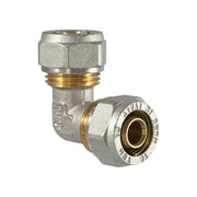 Raccordo curvo doppio a compressione per tubo multistrato TDM Ø16 x Ø16 (2,0) mm - HD casa