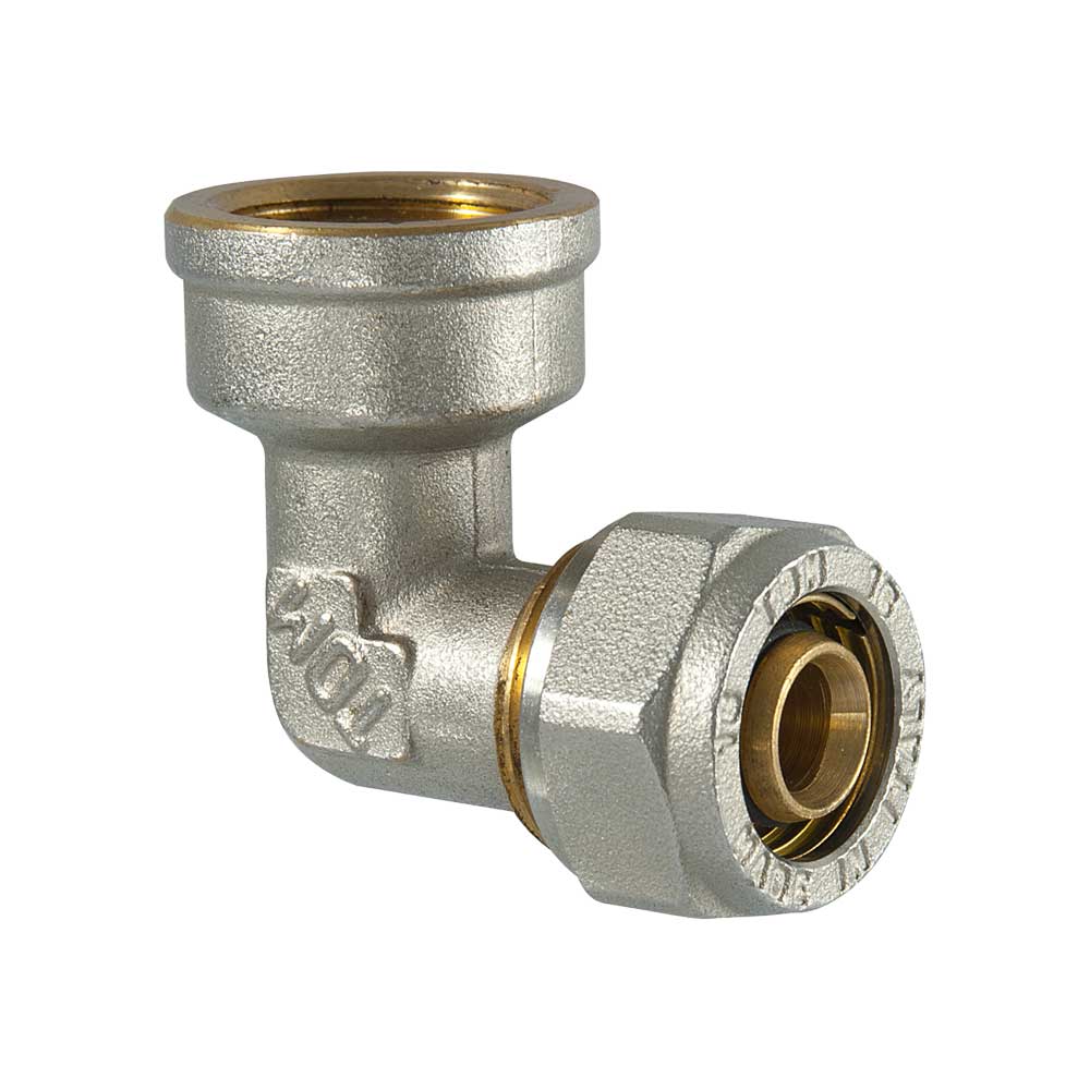 Raccordo curvo femmina a compressione per tubo multistrato TDM 3/4" x Ø20 (2,0) mm - HD casa