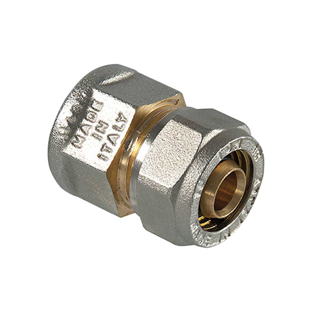 Raccordo diritto femmina a compressione per tubo multistrato TDM 1" x Ø32 (3,0) mm - HD casa