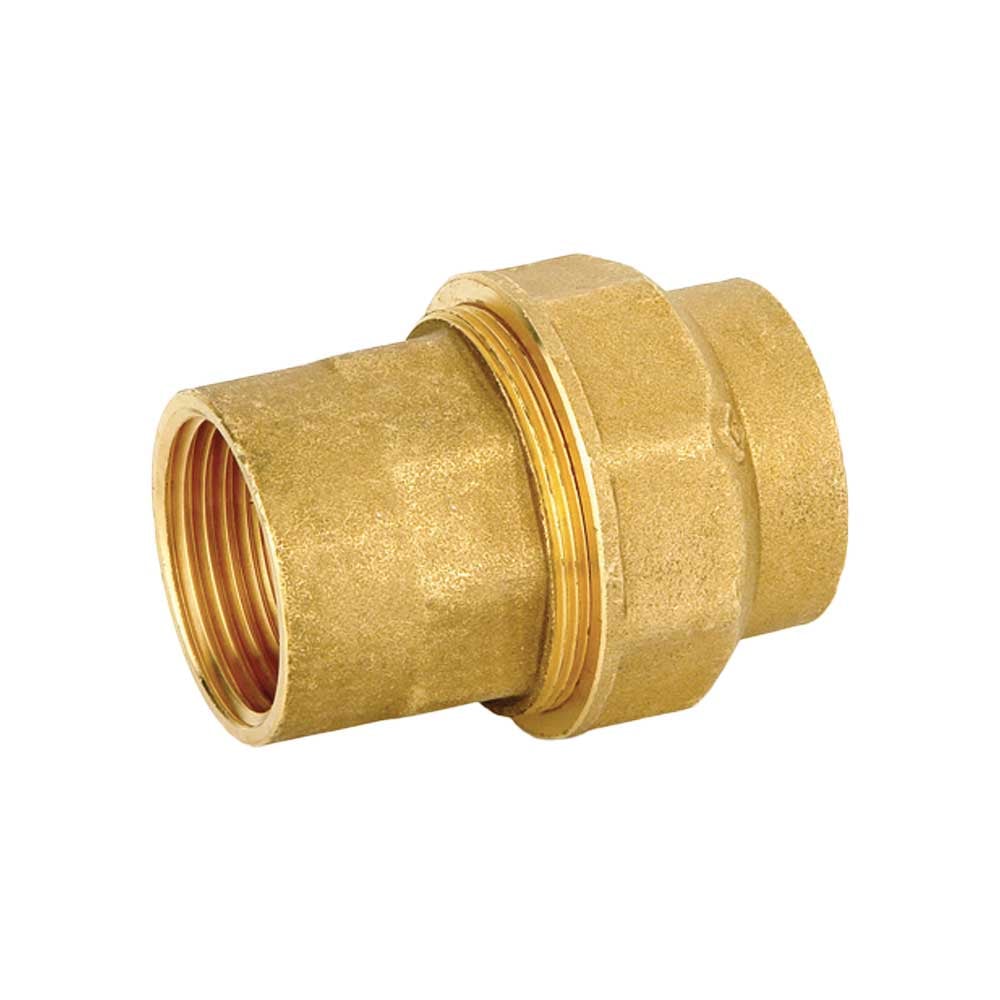 Raccordo diritto femmina in ottone a compressione per tubo PE/PEHD/PEX Valvofit Ø40 x 1"1/4 f — Bugatti - HD casa