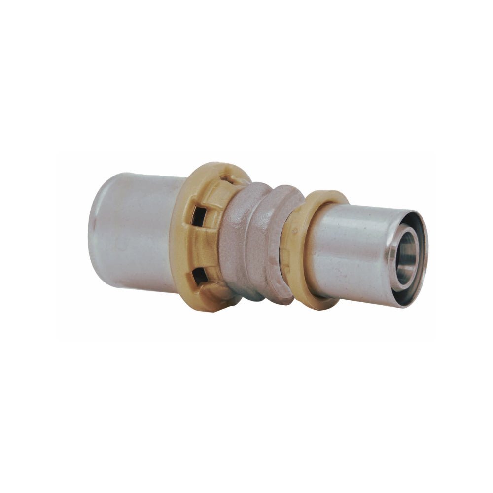 Raccordo diritto ridotto a pressare per tubo multistrato ICMA Ø26 x Ø20 - HD casa