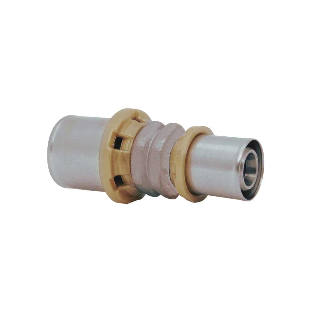 Raccordo diritto ridotto a pressare per tubo multistrato ICMA Ø32 x Ø16 - HD casa