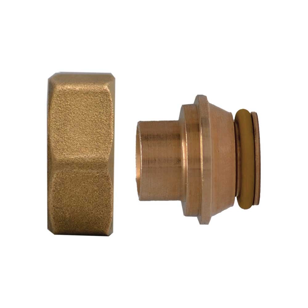 Raccordo rame a saldare in bronzo TECO 3/4" x Ø16 mm - HD casa
