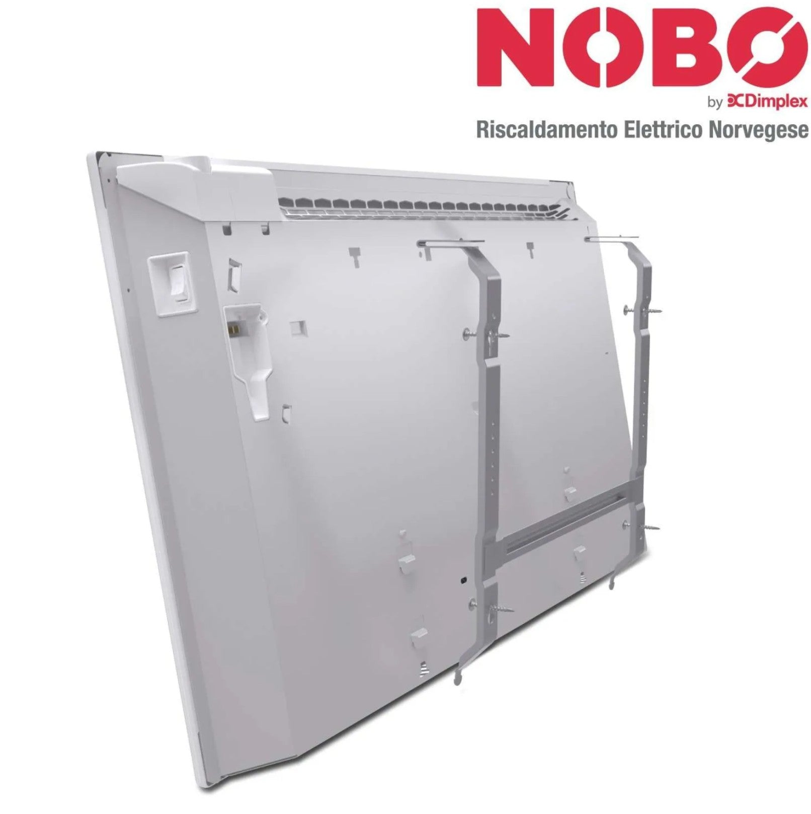 Radiatore elettrico norvegese NOBO 1250W perfetto per ambienti fino a 25 m², riscaldamento uniforme ed ecologico. - HD casa