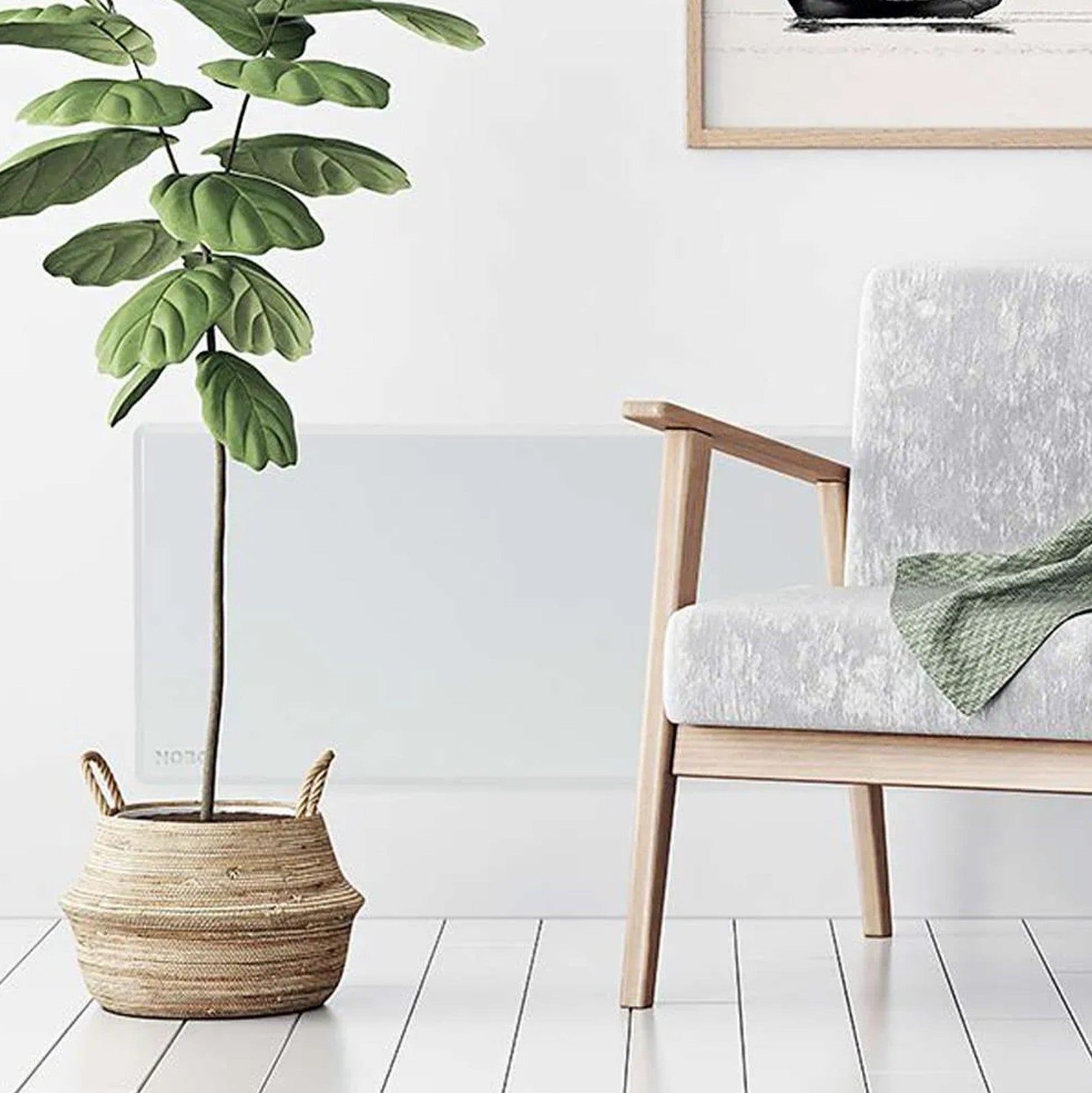 Radiatore elettrico norvegese NOBO 2000W perfetto per ambienti fino a 35 m², riscaldamento uniforme ed ecologico. - HD casa