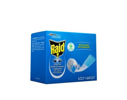 Raid base per piastrine antizanzare base + 10 piastrine — Johnson - HD casa