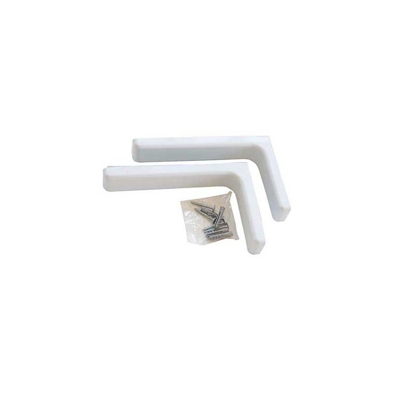 Reggimensola per arredo 12x8 cm - bianca - HD casa