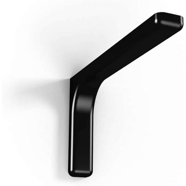 Reggimensola per arredo 12x8 cm - nera - HD casa