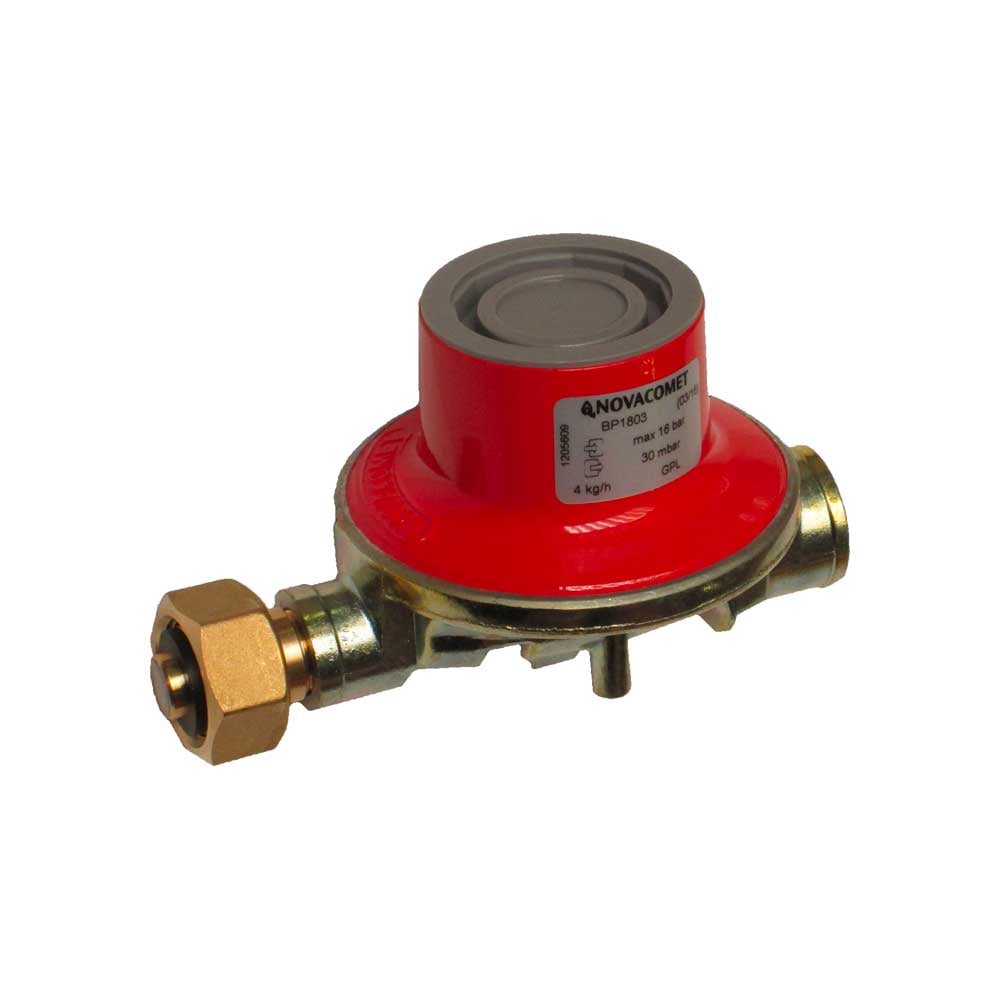 Regolatore gas bassa pressione BP1803 con raccordo Kg/h 4 — Novacomet - HD casa
