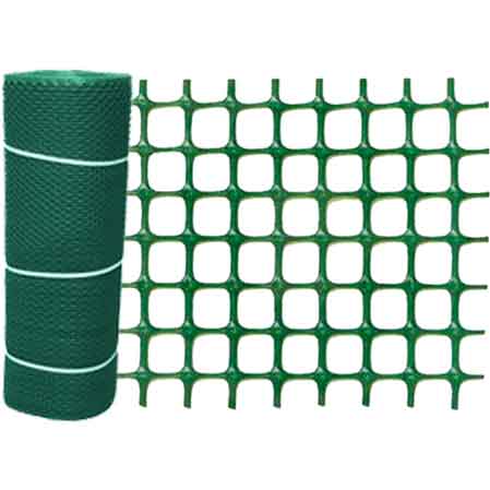 Rete di protezione Quadra h. 1,0 x 50 mt - colore verde - HD casa