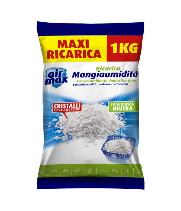 Ricarica sali mangiaumidita 1000 gr - lavanda — AIR MAX - HD casa