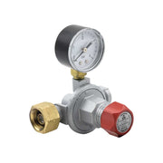 Riduttore gas alta MOD.912 pressione primo stadio 10 Kg/h + manometro - HD casa