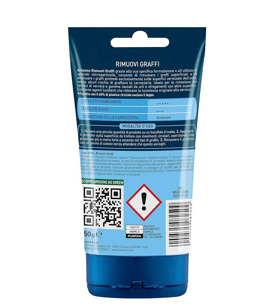 Rimuovi graffi Arexons 150 ml - HD casa
