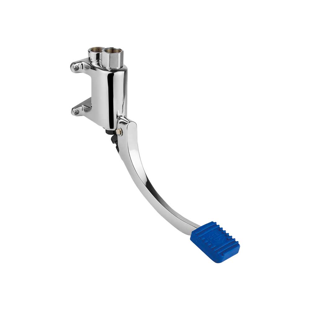 Rubinetto a pedale 1 via installazione a parete 1/2" — Idral - HD casa