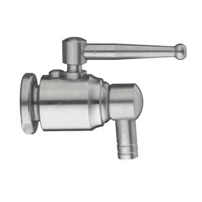 Rubinetto antigoccia INOX a sfera per contenitore 1/2" - HD casa
