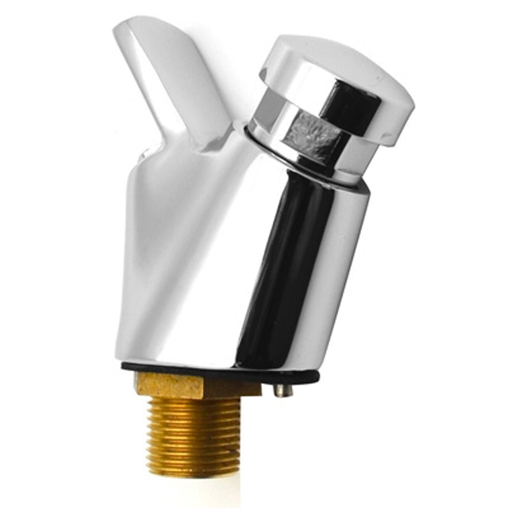 Rubinetto beverino a pulsante con getto parabolico 3/8" - cromo — MCM - HD casa