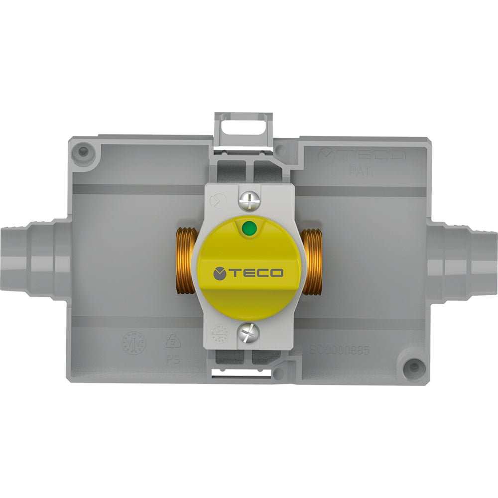 Rubinetto di intercettazione gas da incasso diritto K2.0 TECO 3/4" - DN15 - HD casa