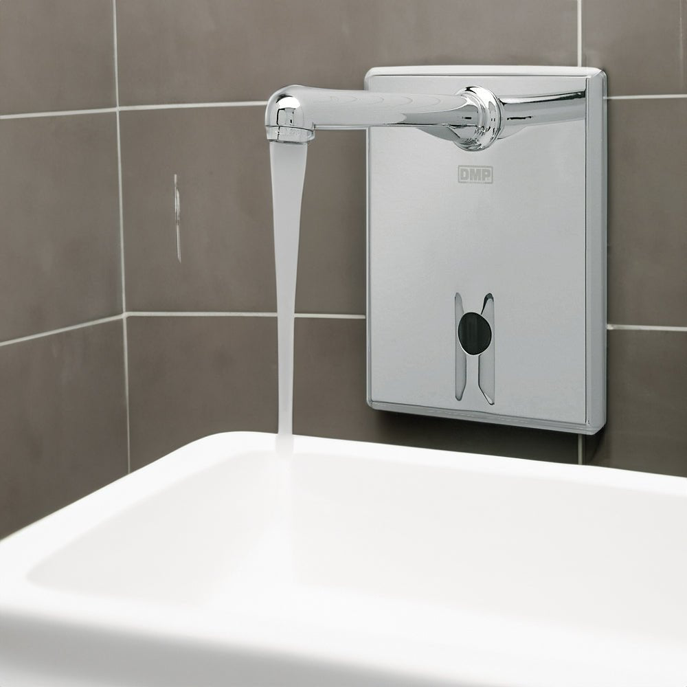 Rubinetto elettronico a fotocellula per lavabo a parete Speedy batteria 6V — DMP - HD casa