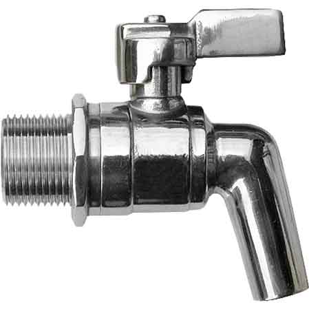 Rubinetto INOX a sfera per contenitore 1/2" - HD casa