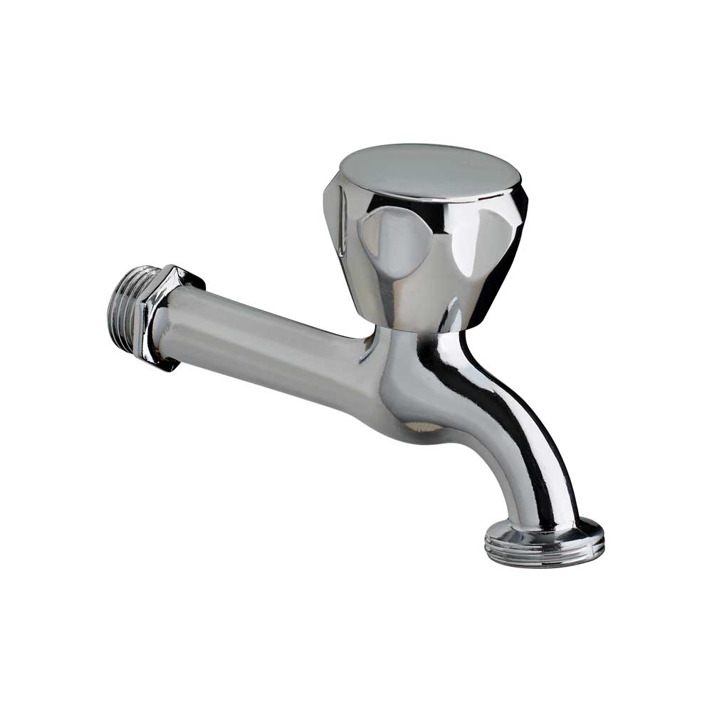 Rubinetto lavatrice a parete cromo - 1/2" — Fromac - HD casa