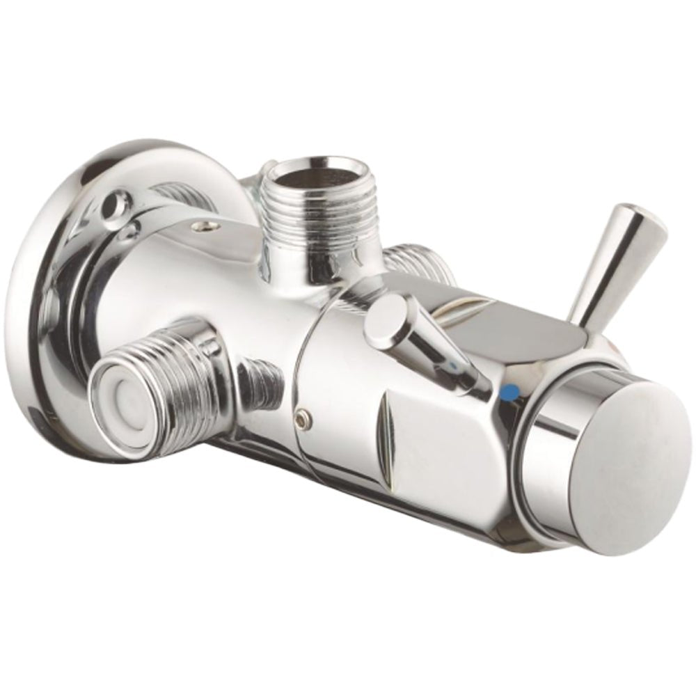 Rubinetto miscelatore temporizzato doccia esterno 1/2" - cromo — MCM - HD casa
