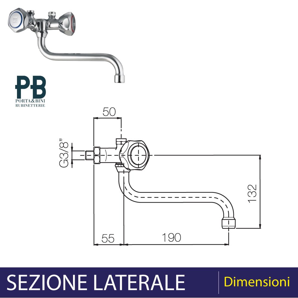 Rubinetto per installazione sotto scaldino 1/2" x 10 — Porta & Bini - HD casa