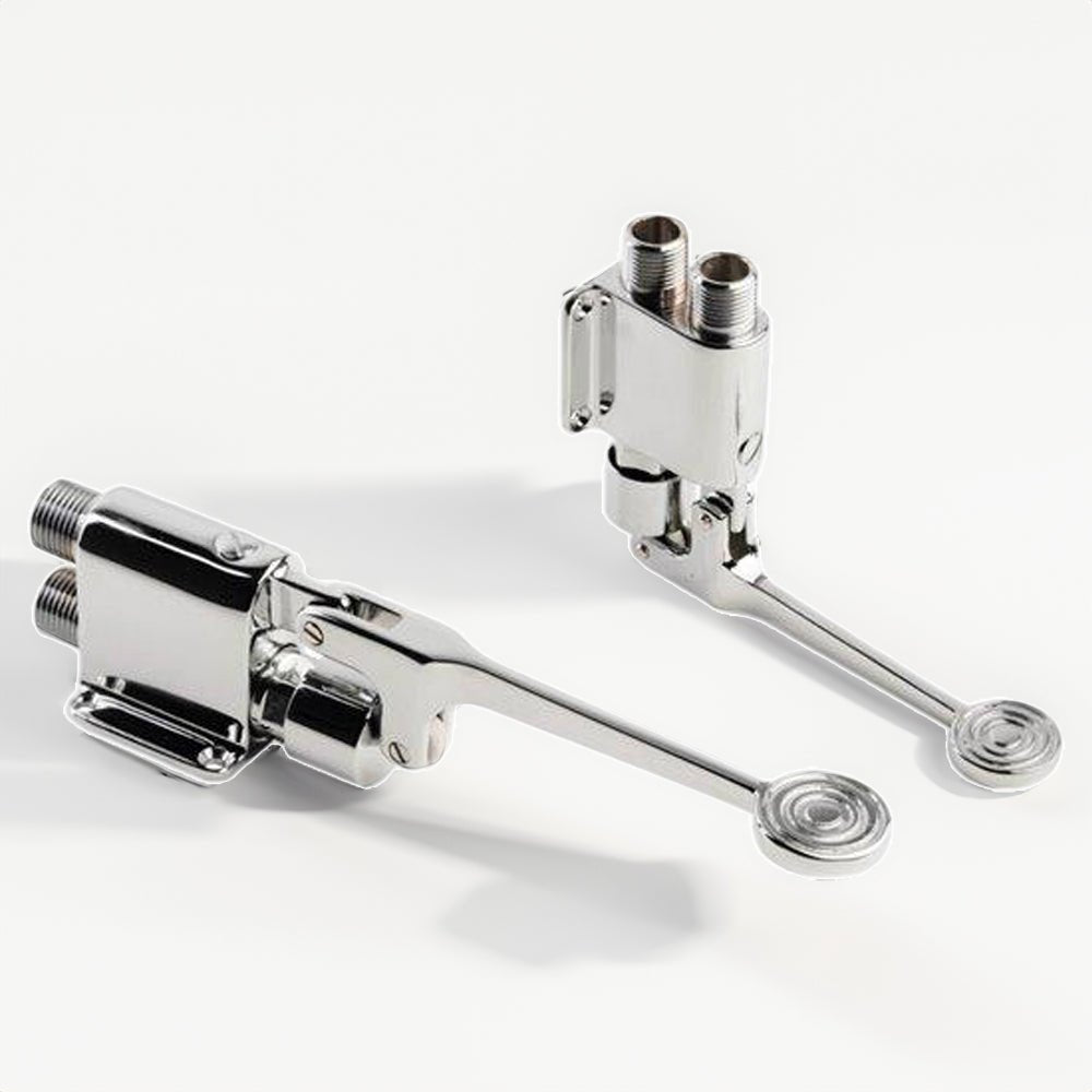 Rubinetto temporizzato a pedale 1 via installazione universale 1/2" — MCM - HD casa