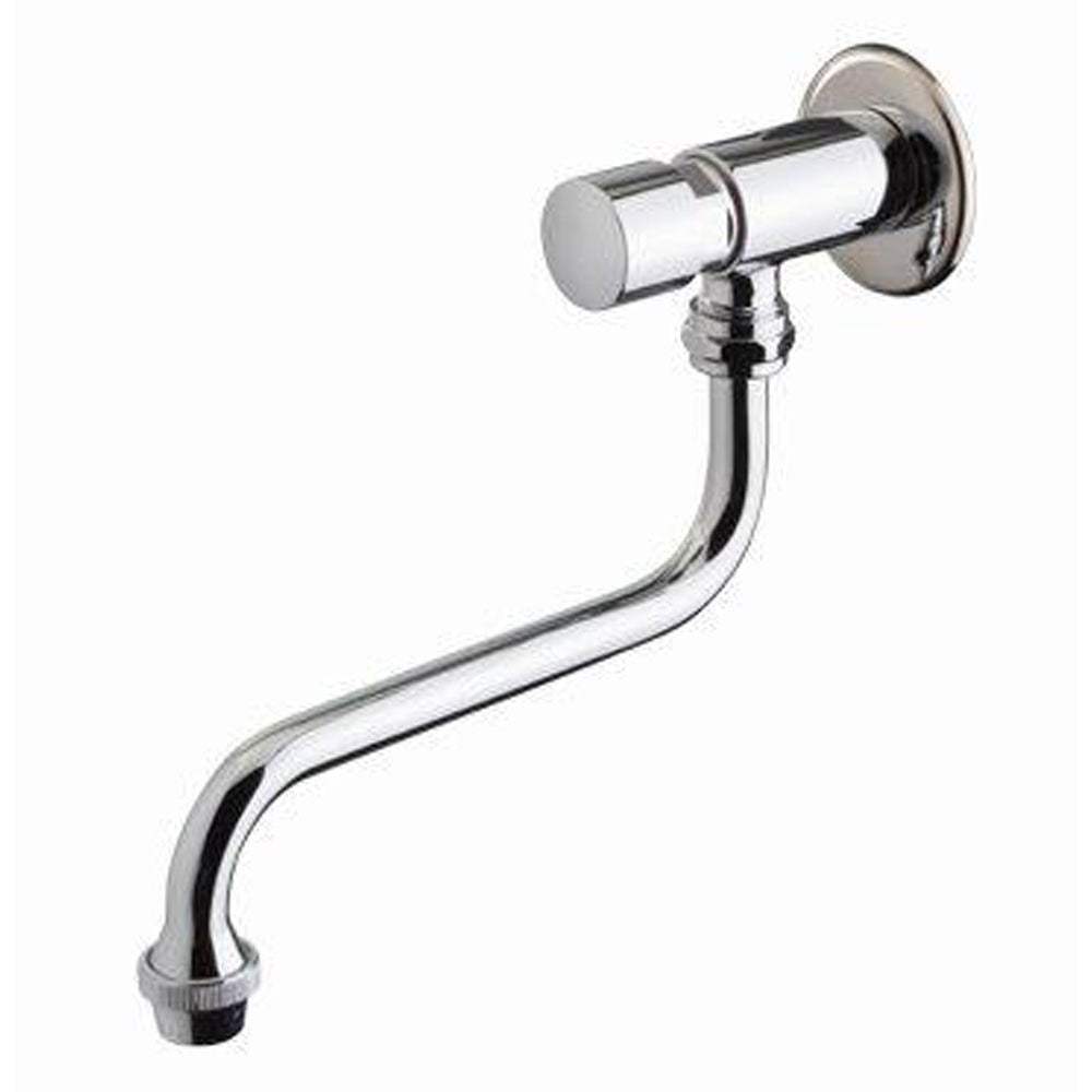 Rubinetto temporizzato a snodo installazione a parete 1/2" - cromo — MCM - HD casa